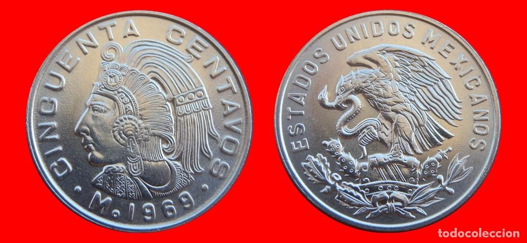 Monedas antiguas de Am&eacute;rica: 50 CENTAVOS 1969 MEXICO-155662