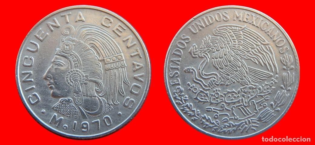 Monedas antiguas de Am&eacute;rica: 50 CENTAVOS 1970 MEXICO-155663