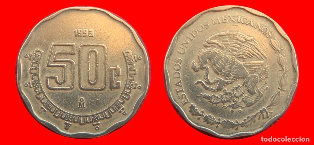 Monedas antiguas de Am&eacute;rica: 50 CENTAVOS 1993 MEXICO-155664