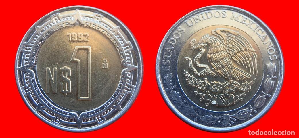 Monedas antiguas de Am&eacute;rica: 1 PESO 1992 MEXICO-155667