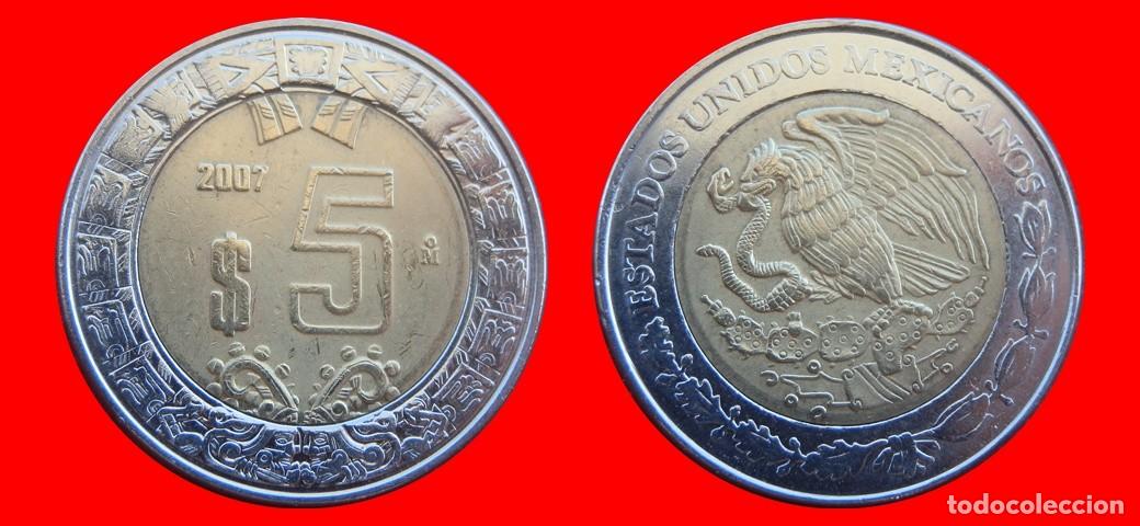 Monedas antiguas de Am&eacute;rica: 5 PESOS 2007 MEXICO-155671