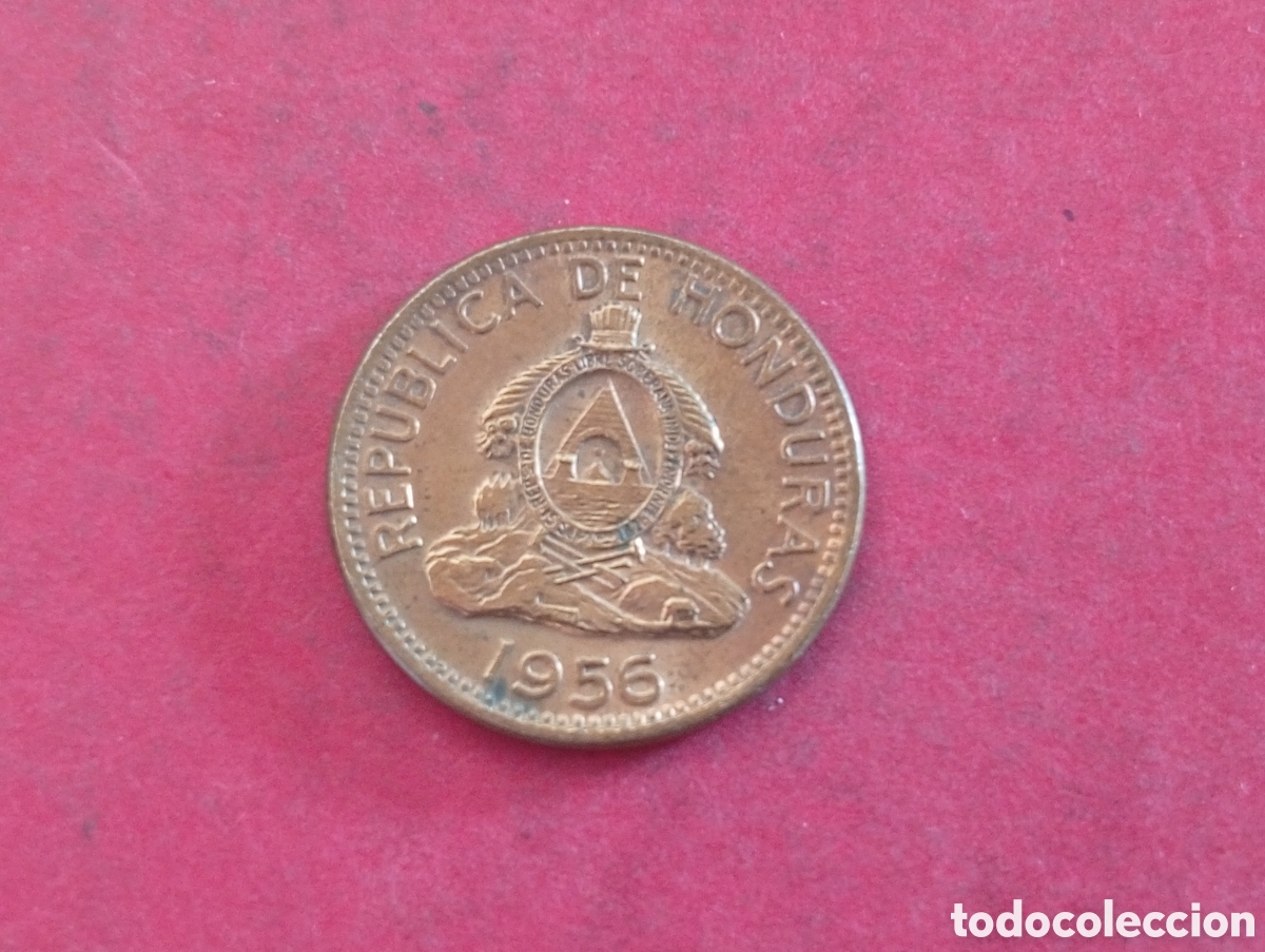 Monedas antiguas de Am&eacute;rica: 2 centavos de lempira de Honduras 1956