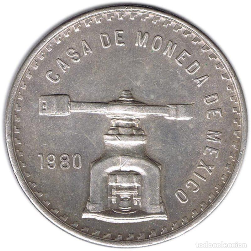 Monedas antiguas de Am&eacute;rica: MEXICO ONZA TROY DE PLATA PURA 1980 CASA DE MONEDA