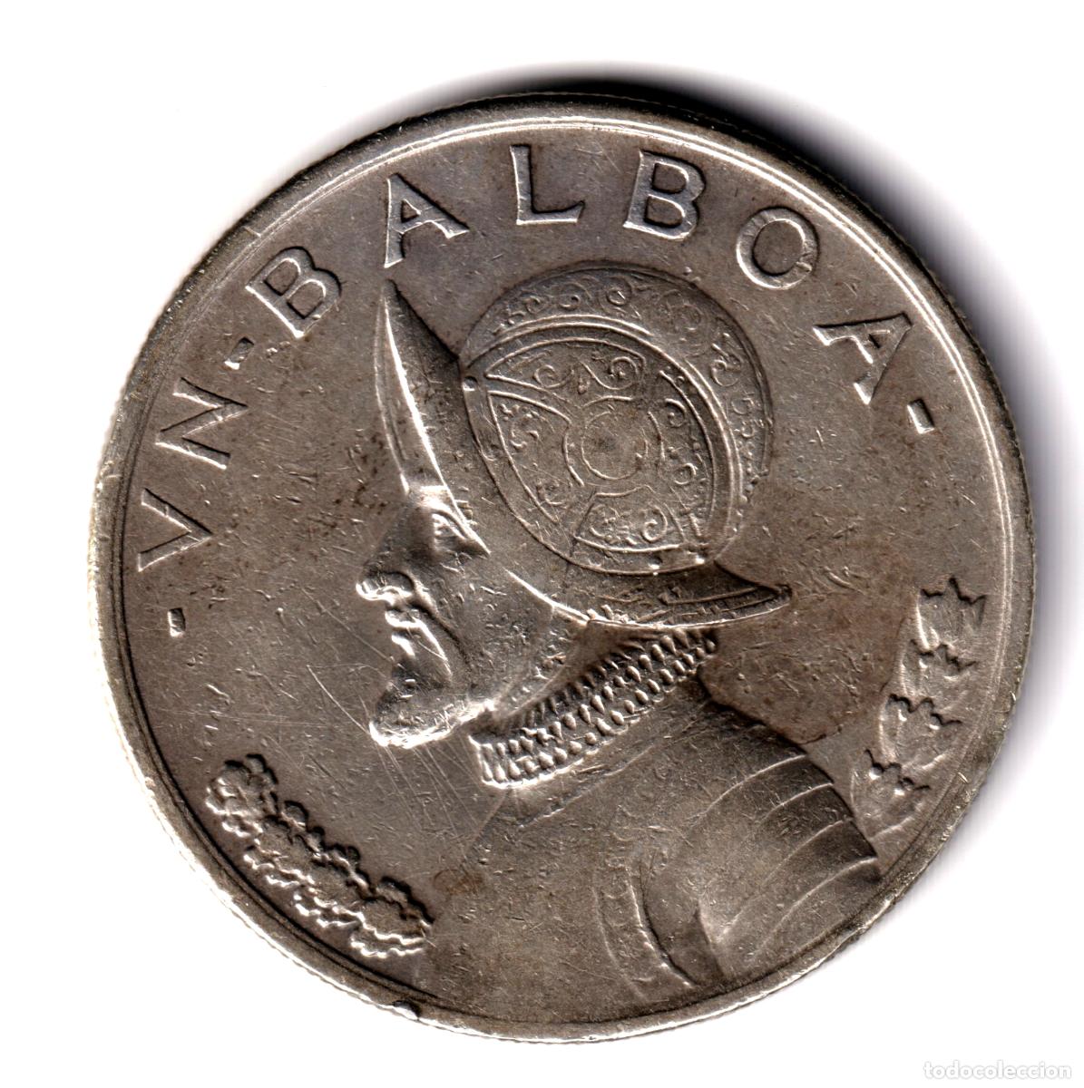 Monedas antiguas de Am&eacute;rica: PANAMA 1 balboa plata 1931