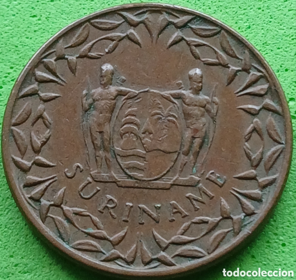 Monedas antiguas de Am&eacute;rica: Surinam 1 cent 1972 km#11 - Foto 2