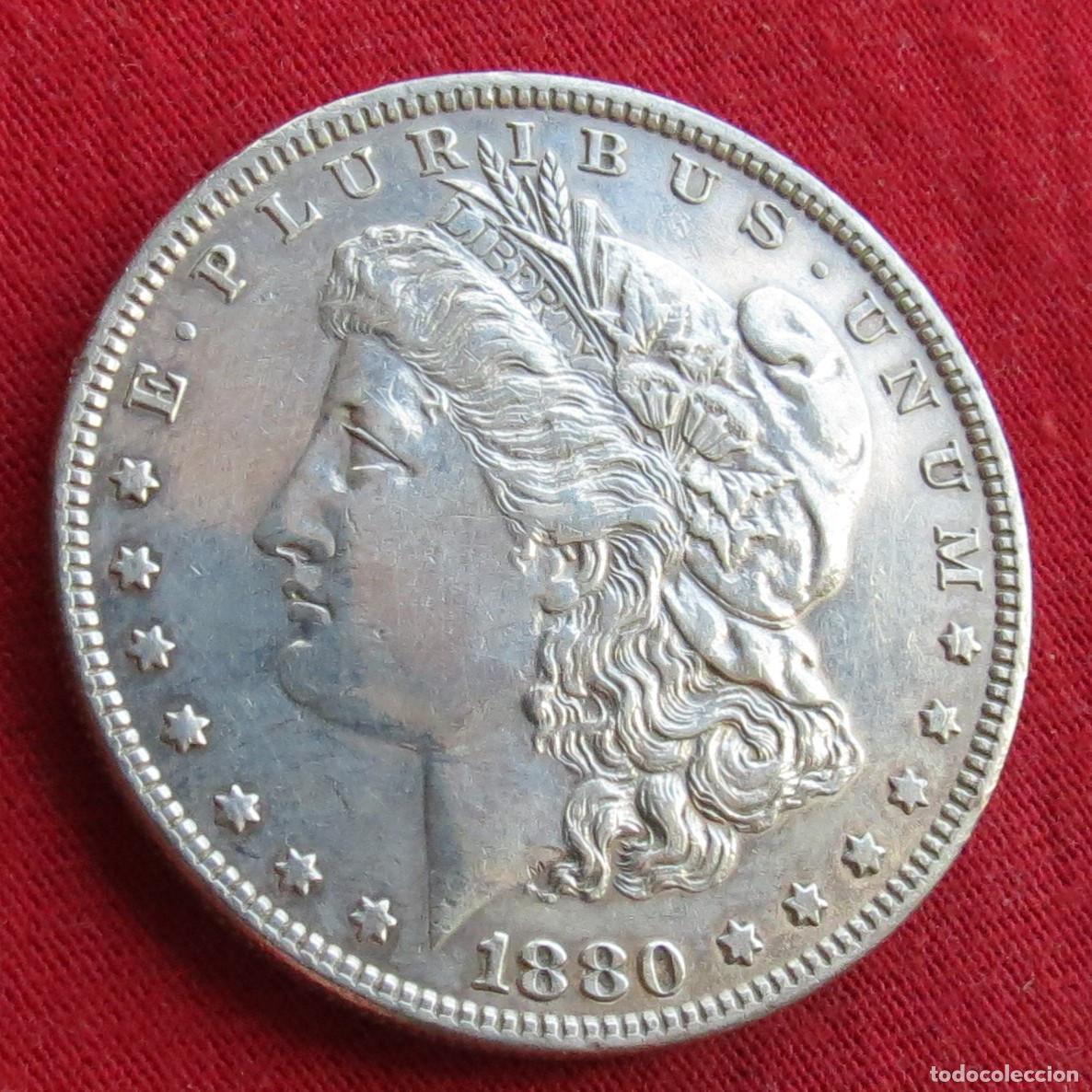 Monedas antiguas de Am&eacute;rica: USA ESTADOS UNIDOS 1 $ 1880 EEUU