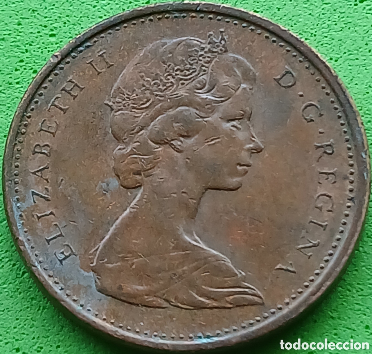 Monedas antiguas de Am&eacute;rica: Canad&aacute; 1 cent 1975 km#59 - Foto 2