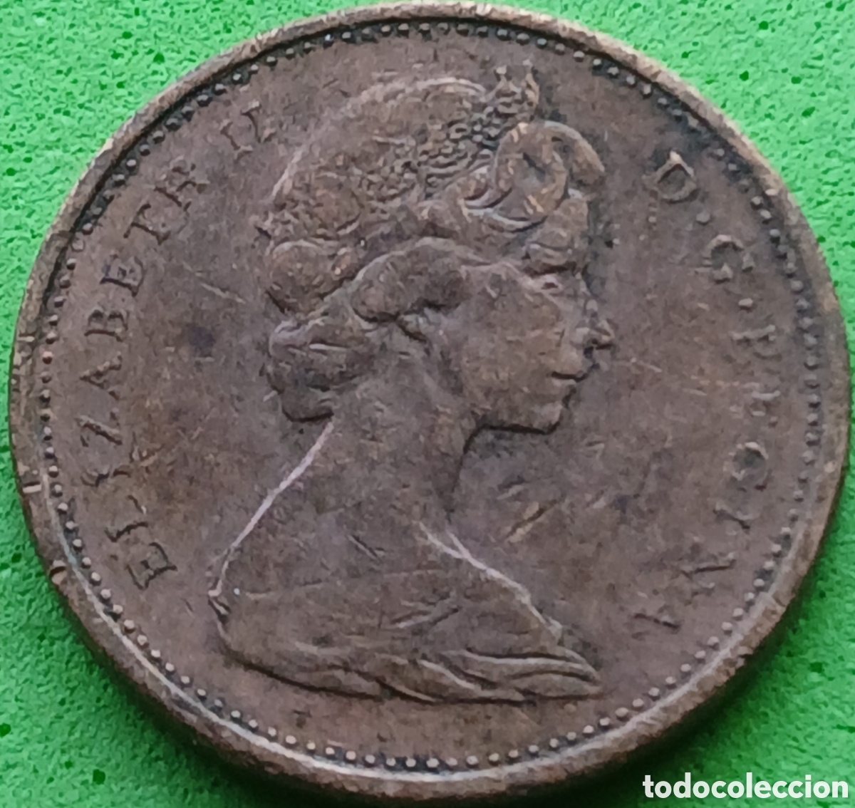 Monedas antiguas de Am&eacute;rica: Canad&aacute; 1 cent 1976 km#59 - Foto 2