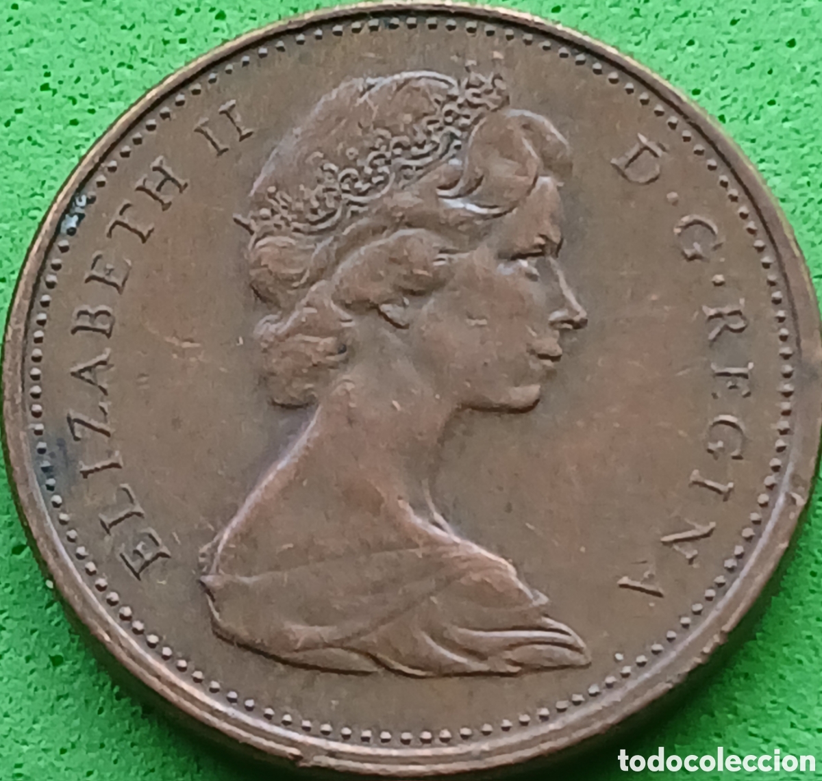 Monedas antiguas de Am&eacute;rica: Canad&aacute; 1 cent 1977 km#59 - Foto 2