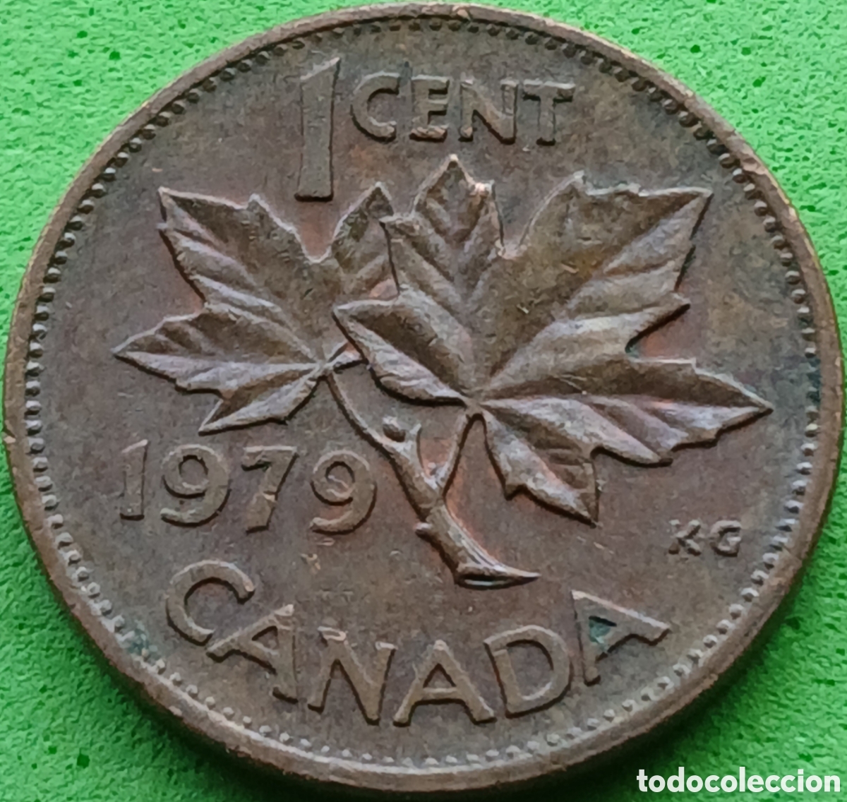 Monedas antiguas de Am&eacute;rica: Canad&aacute; 1 cent 1979 km#59.2