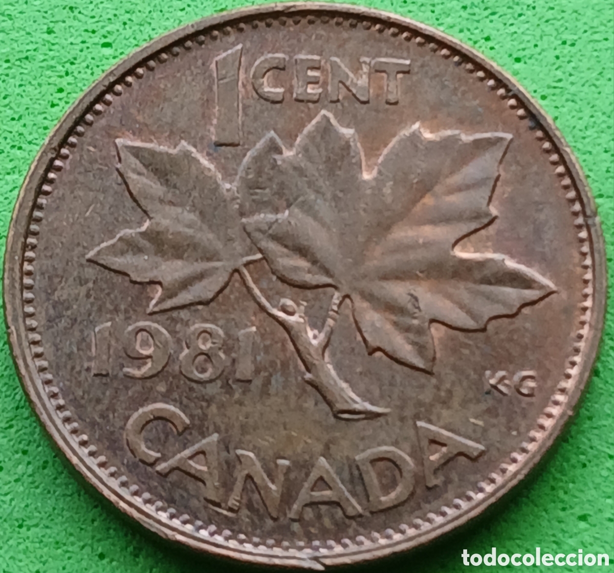 Monedas antiguas de Am&eacute;rica: Canad&aacute; 1 cent 1981 km#127 - Foto 1