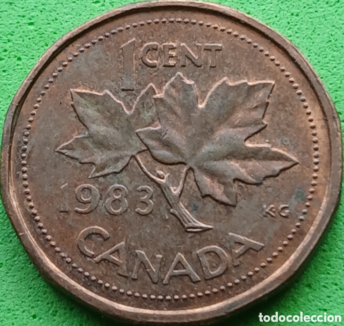Monedas antiguas de Am&eacute;rica: Canad&aacute; 1 cent 1983 km#132 - Foto 1