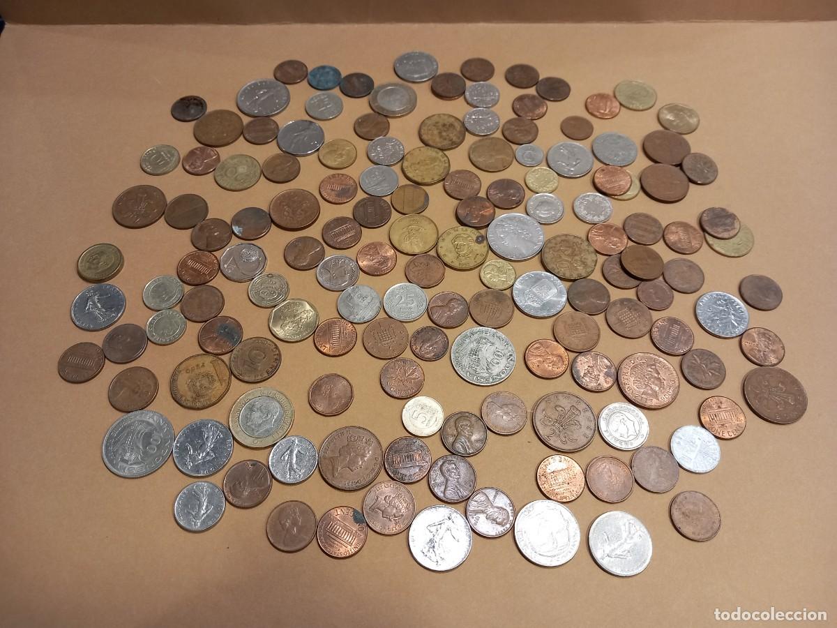 Monedas antiguas de Am&eacute;rica: LOTE DE 140 MONEDAS VARIAS...AM&Eacute;RICA, EUROPA... / COMPRA MIN&Iacute;MA 5 &euro;