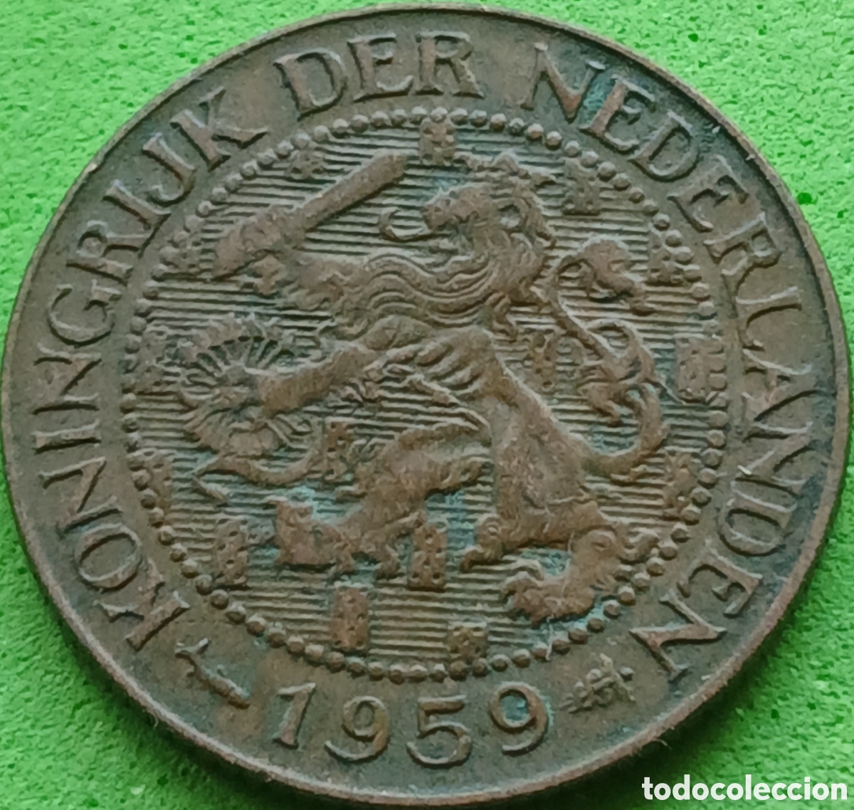 Monedas antiguas de Am&eacute;rica: Surinam 1 cent 1959 km#10a