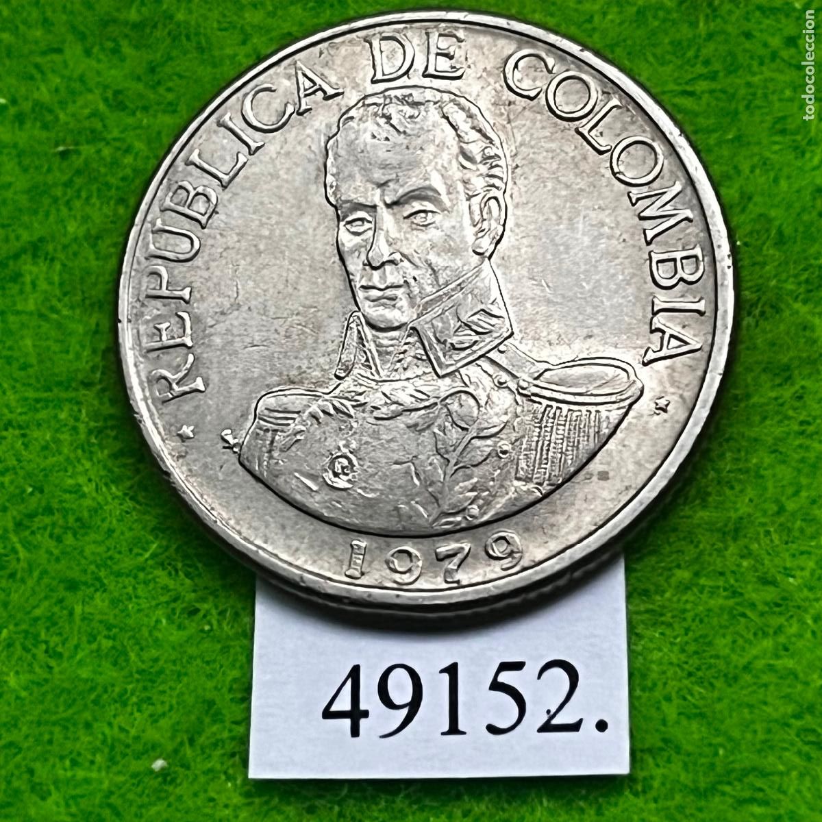 Monedas antiguas de Am&eacute;rica: Colombia 1 peso 1979