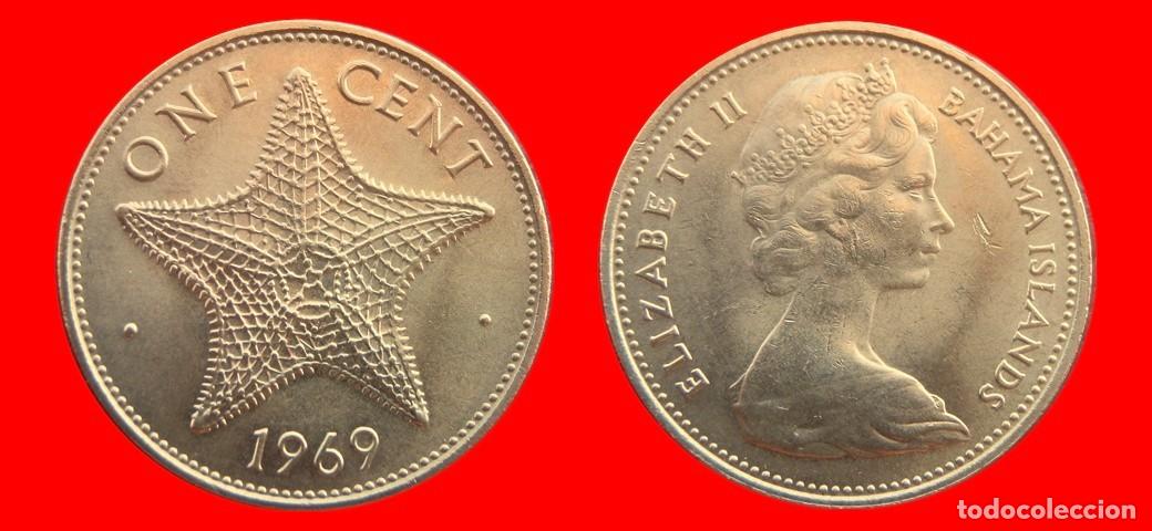 Monedas antiguas de Am&eacute;rica: 1 CENTAVO CENT CENTIMO 1969 BAHAMAS-155802