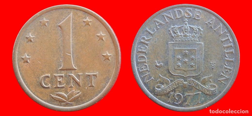 Monedas antiguas de Am&eacute;rica: 1 CENTIMO CENTAVO CENT 1977 ANTILLAS HOLANDESAS CARIBE-155808