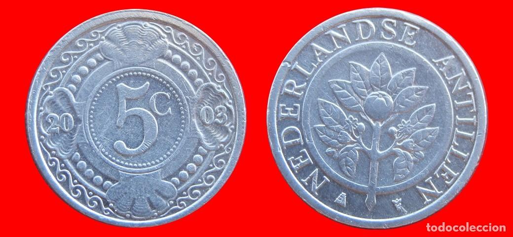 Monedas antiguas de Am&eacute;rica: 5 CENTIMOS CENTAVOS CENTS 2003 ANTILLAS HOLANDESAS CARIBE-155811