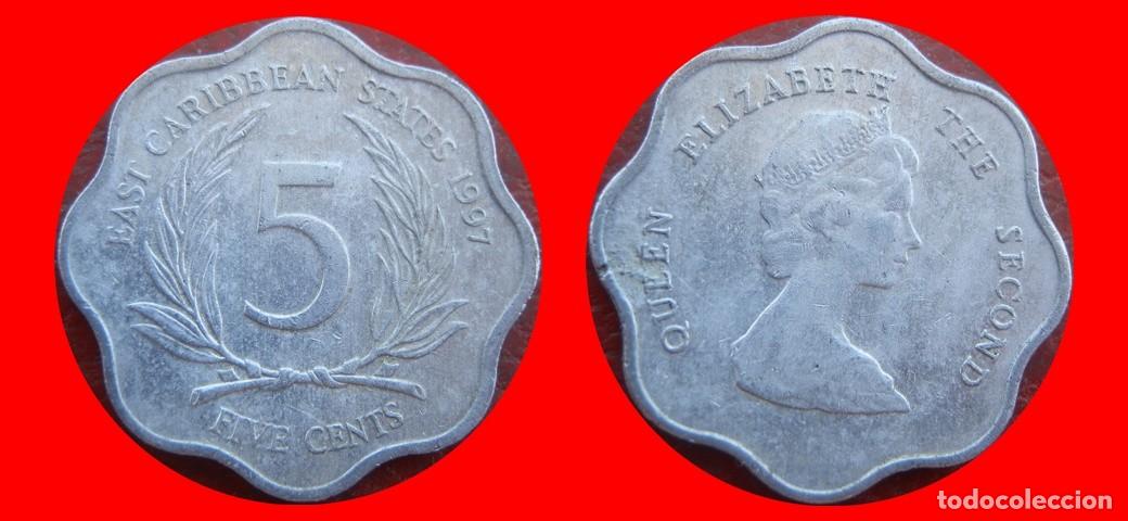 Monedas antiguas de Am&eacute;rica: 5 CENTAVOS 1997 ESTADOS DEL CARIBE ORIENTAL-155900