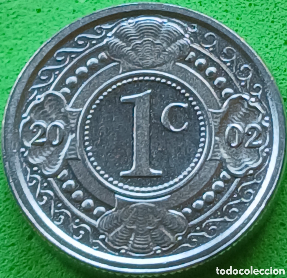 Monedas antiguas de Am&eacute;rica: Antillas Neerlandesas 1 cent 2002 km#32 RARA (R)!!