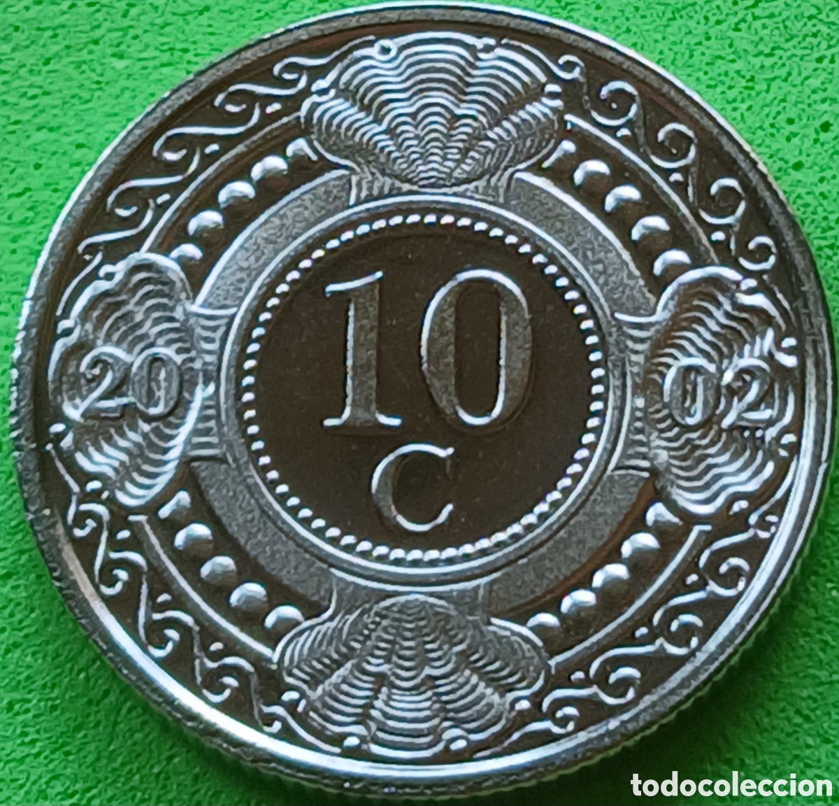 Monedas antiguas de Am&eacute;rica: Antillas Neerlandesas 10 cent 2002 km#34 RARA(R)!!!
