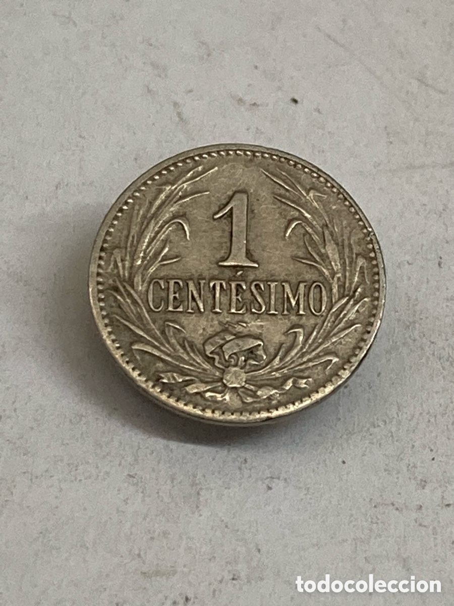Monedas antiguas de Am&eacute;rica: Moneda uruguaya de cent&eacute;simos de 1924
