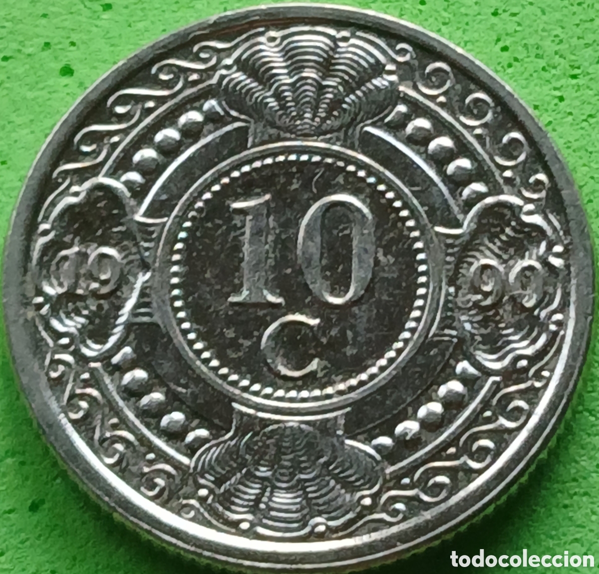 Monedas antiguas de Am&eacute;rica: Antillas Neerlandesas 10 cent 1990 km#34