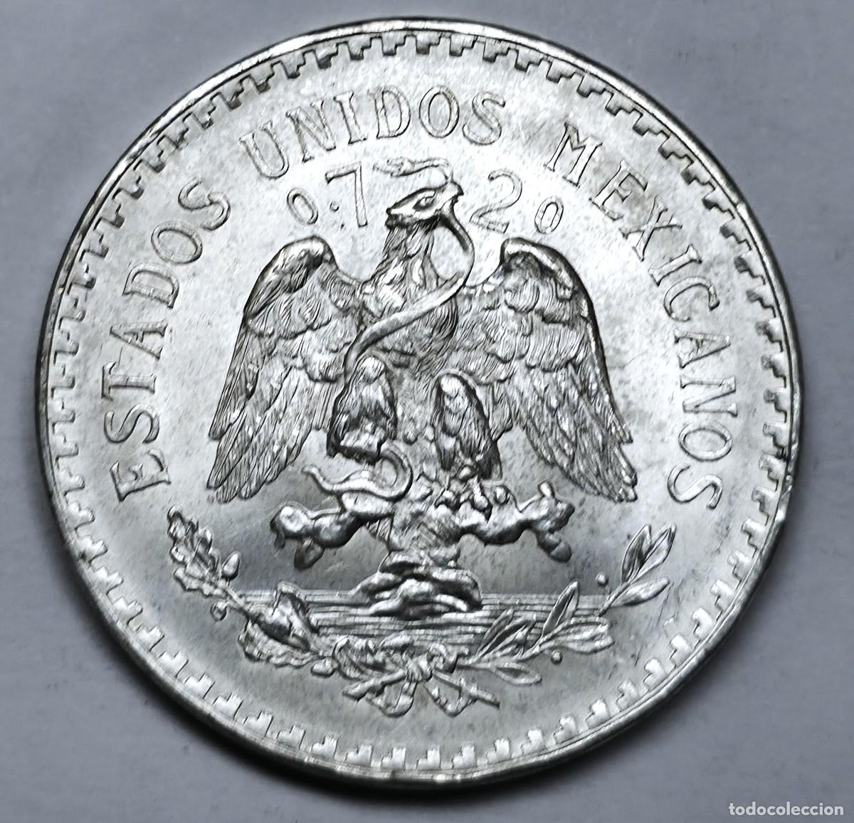 Monedas antiguas de Am&eacute;rica: MONEDA PLATA MEXICO 1 PESO 1938 SC