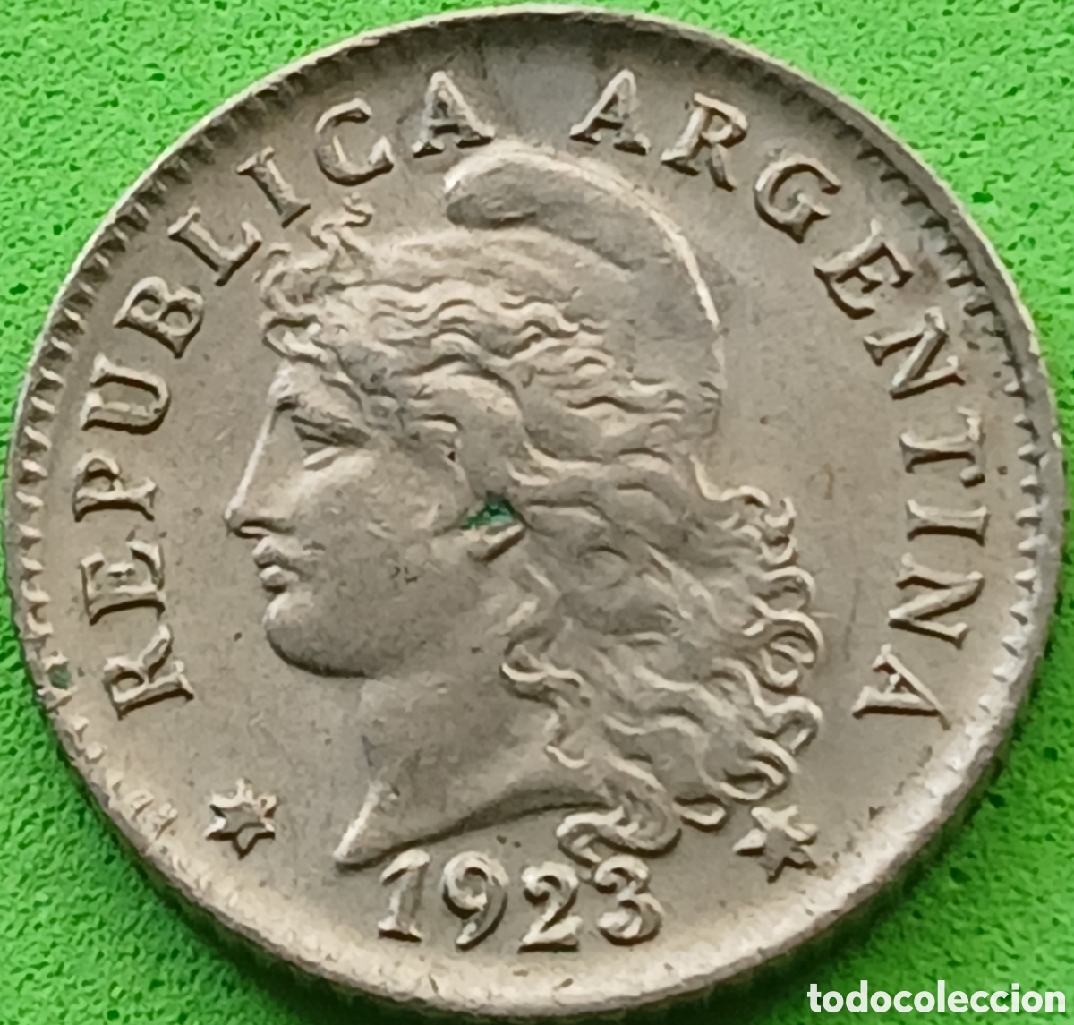 Monnaies anciennes d'Am&eacute;rique: Argentina 5 centavos 1923 km#34