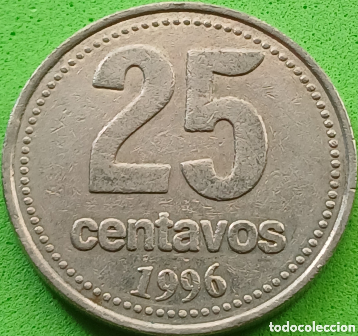 Monedas antiguas de Am&eacute;rica: Argentina 25 centavos 1996 km#110a