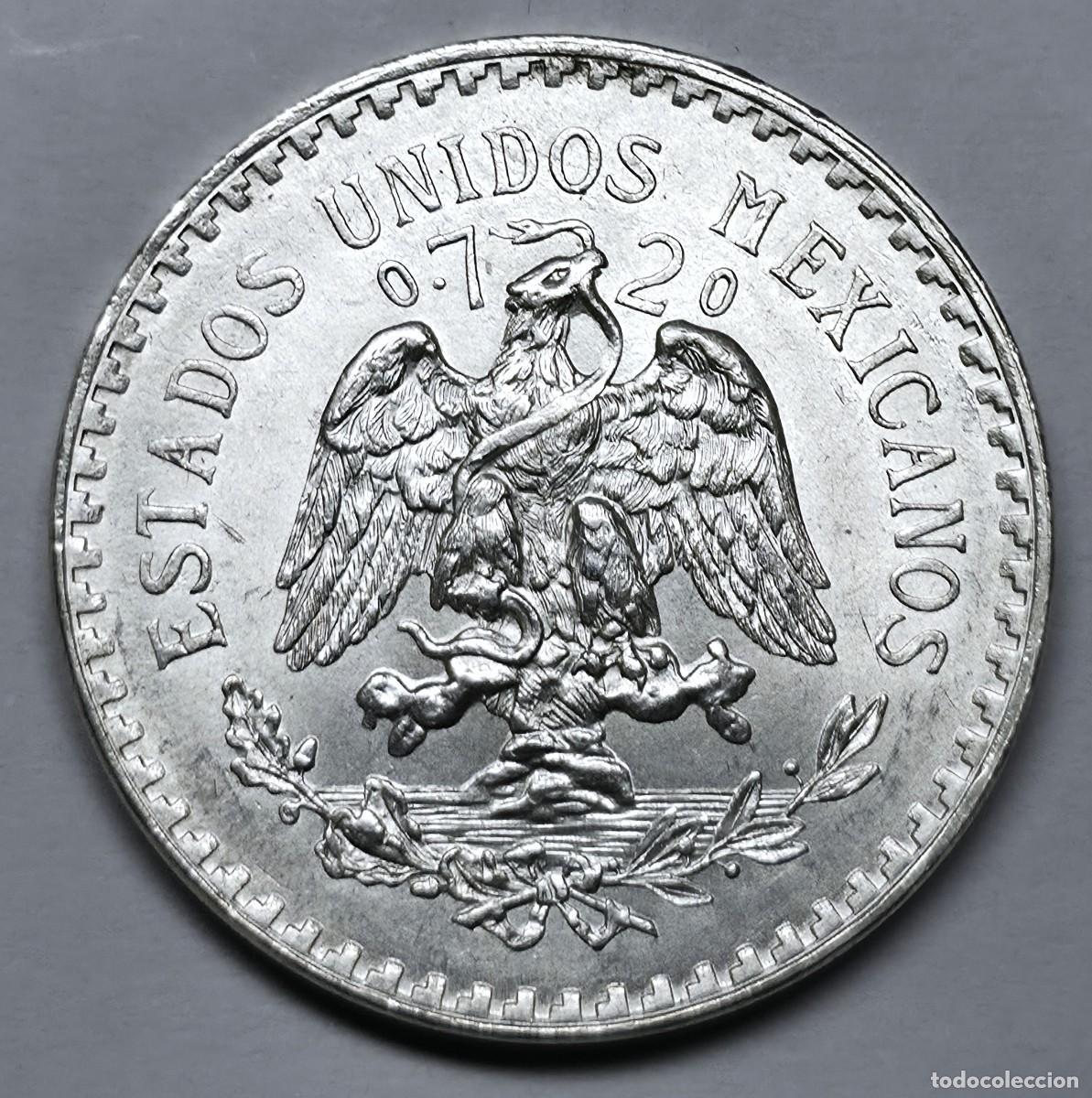 Monedas antiguas de Am&eacute;rica: MONEDA PLATA MEXICO 1 PESO 1945 SC