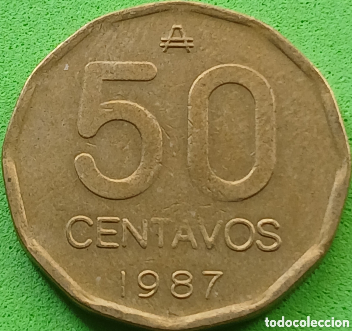 Monedas antiguas de Am&eacute;rica: Argentina 50 centavos 1987 km#99