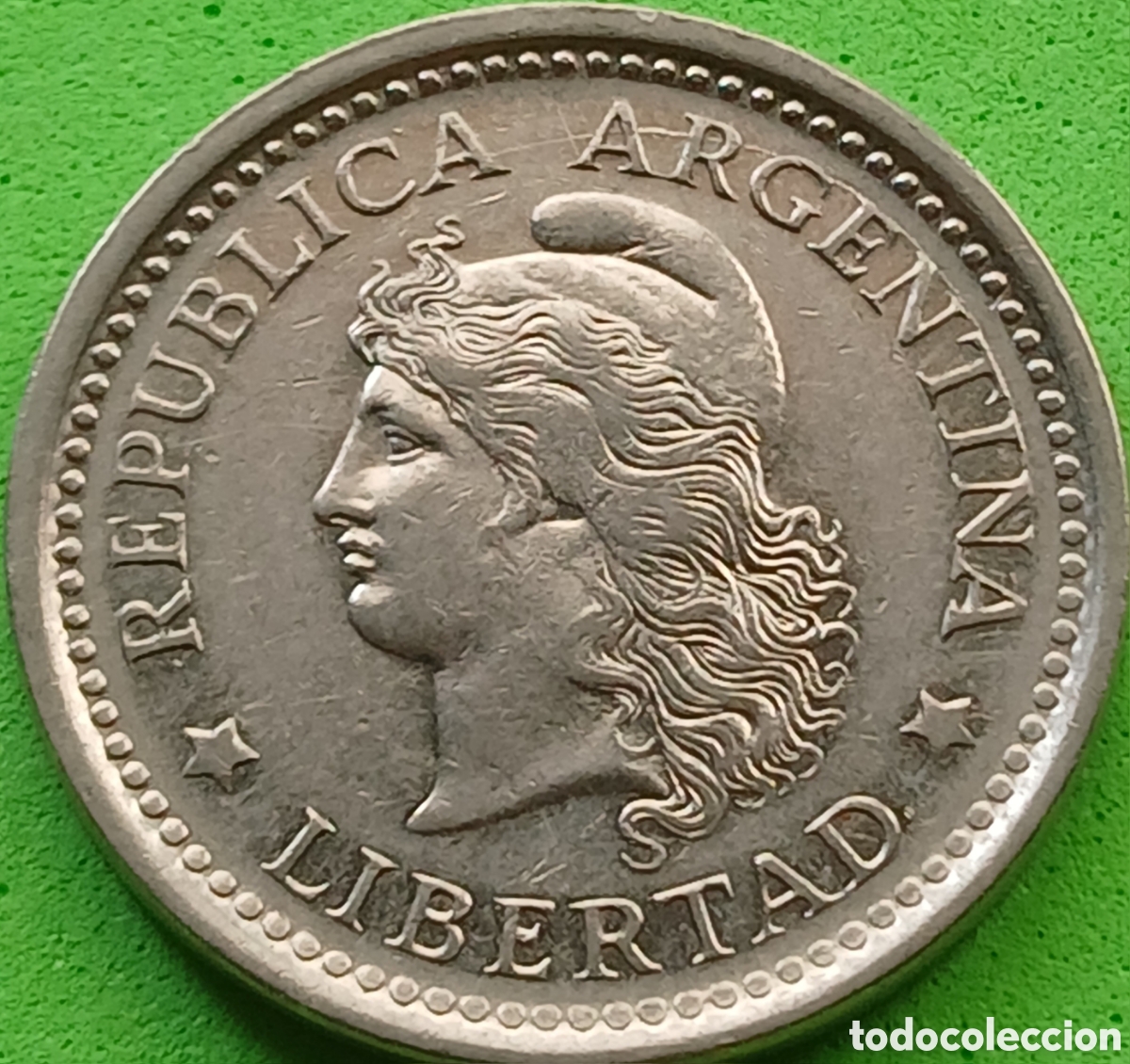 Monedas antiguas de Am&eacute;rica: Argentina 1 peso 1957 km#57