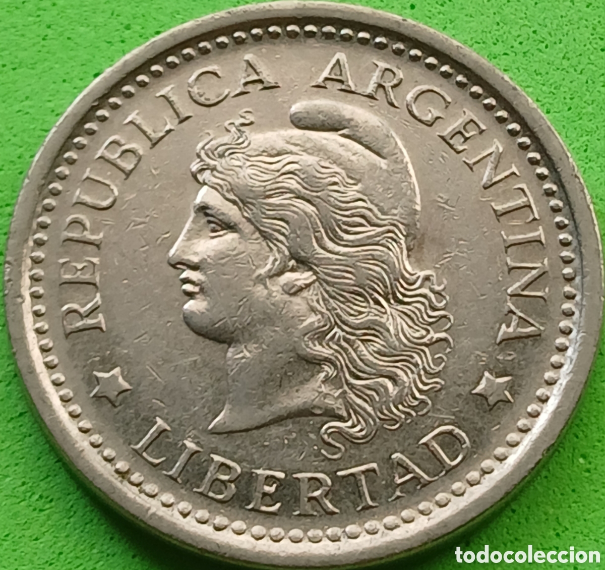Monedas antiguas de Am&eacute;rica: Argentina 1 peso 1958 km#57