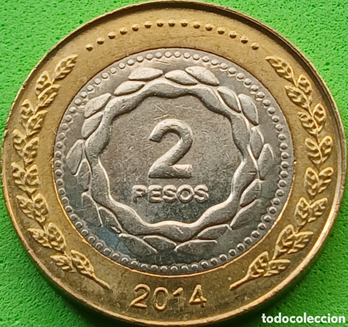 Monedas antiguas de Am&eacute;rica: Argentina 2 pesos 2014 km#165