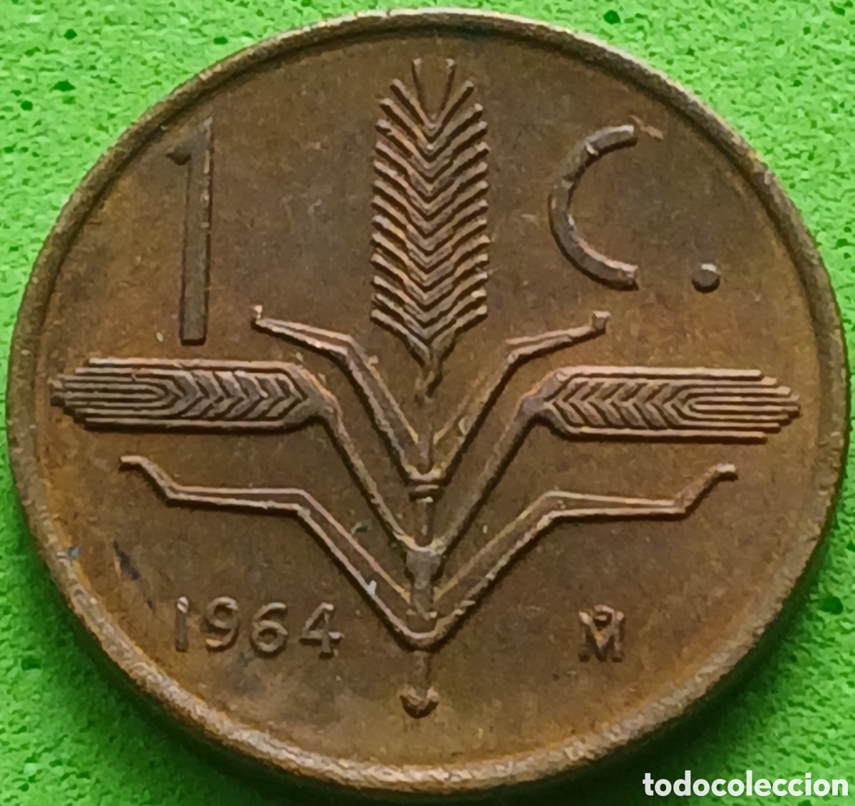 Monedas antiguas de Am&eacute;rica: M&eacute;xico 1 centavo 1964 km#417