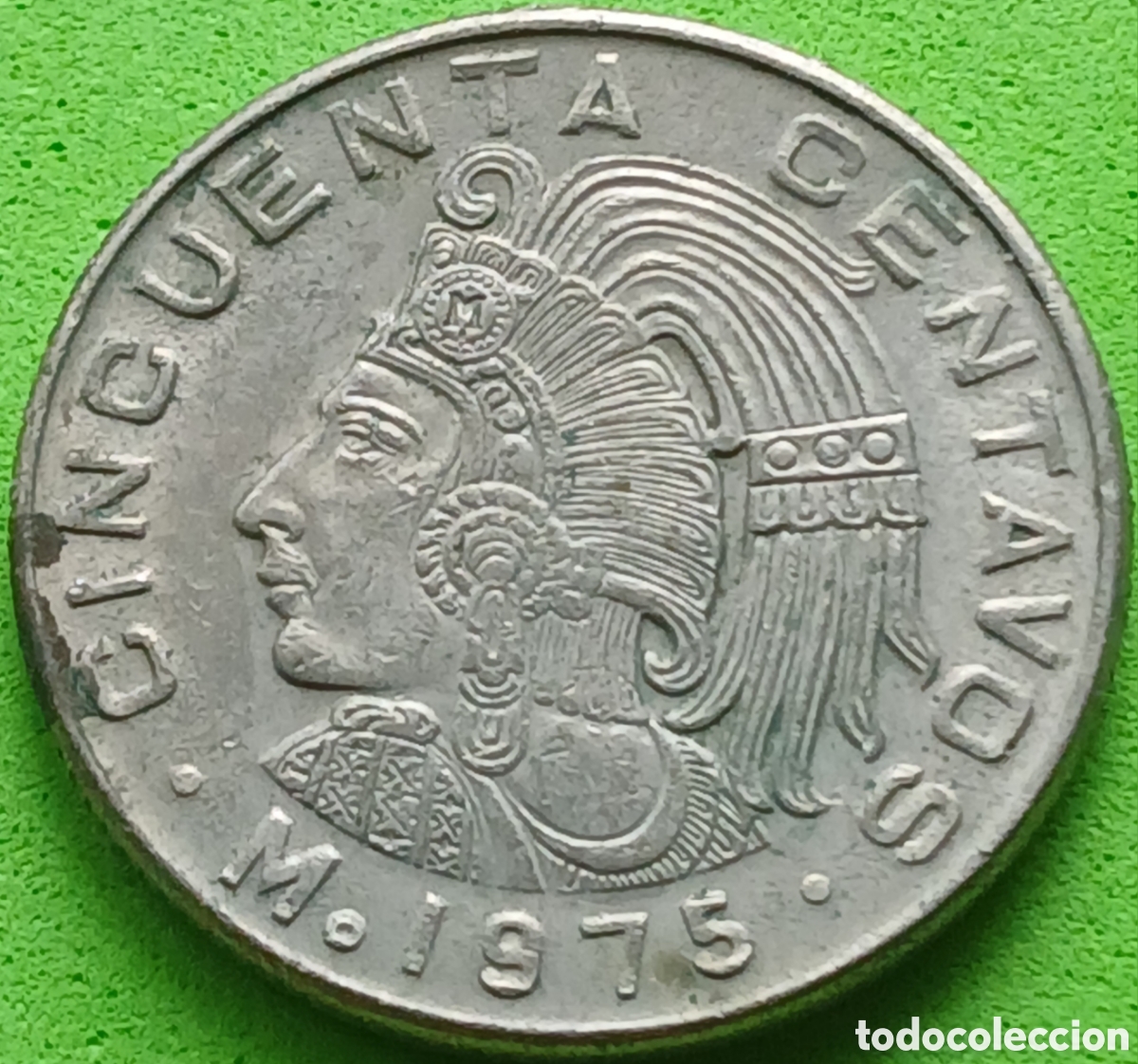 Monedas antiguas de Am&eacute;rica: M&eacute;xico 50 centavos 1975 km#452