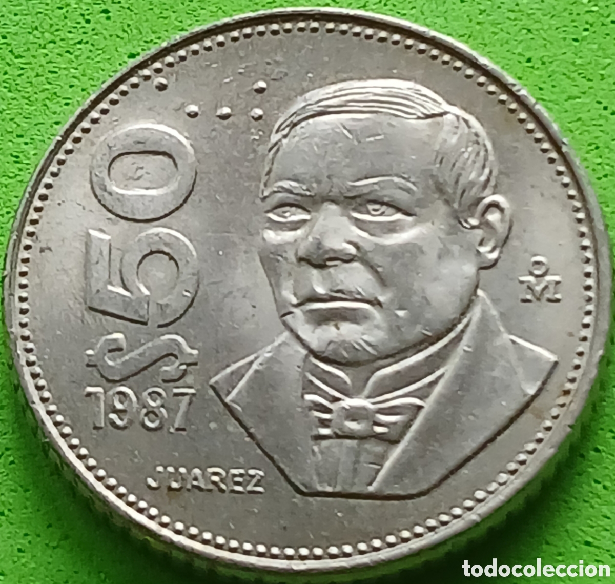 Monedas antiguas de Am&eacute;rica: M&eacute;xico 50 pesos 1987 km#495