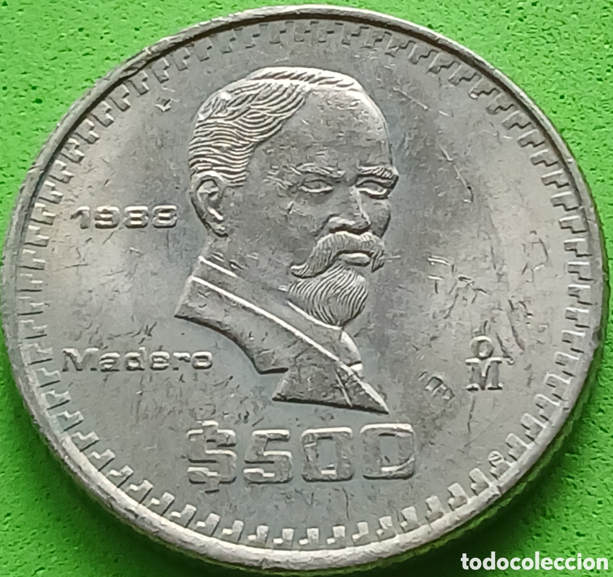 Monedas antiguas de Am&eacute;rica: M&eacute;xico 500 pesos 1988 km#529