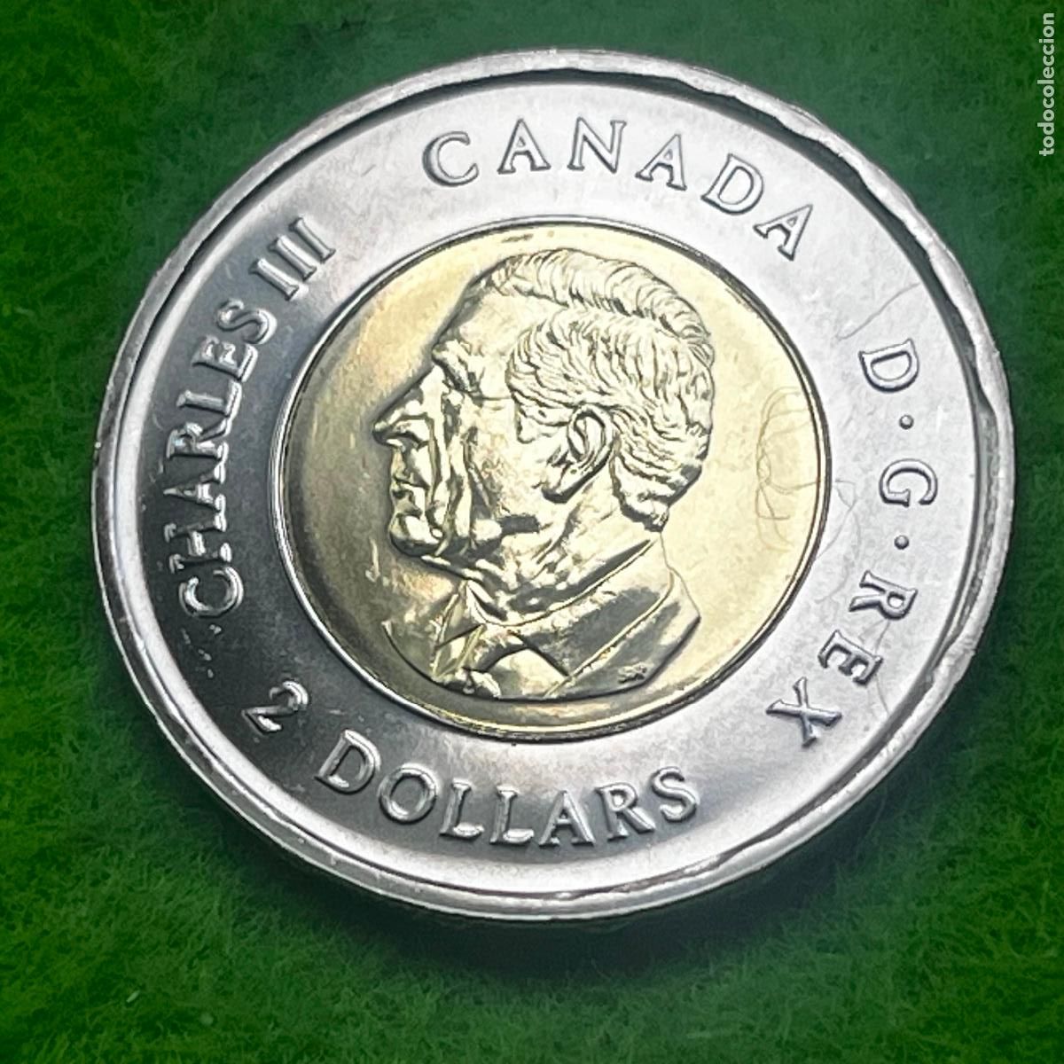 Monedas antiguas de Am&eacute;rica: Canad&aacute; 2 d&oacute;lares 2026, bimetalica, centenario Royal Canadian Legion, una moneda, 49315 Mo
