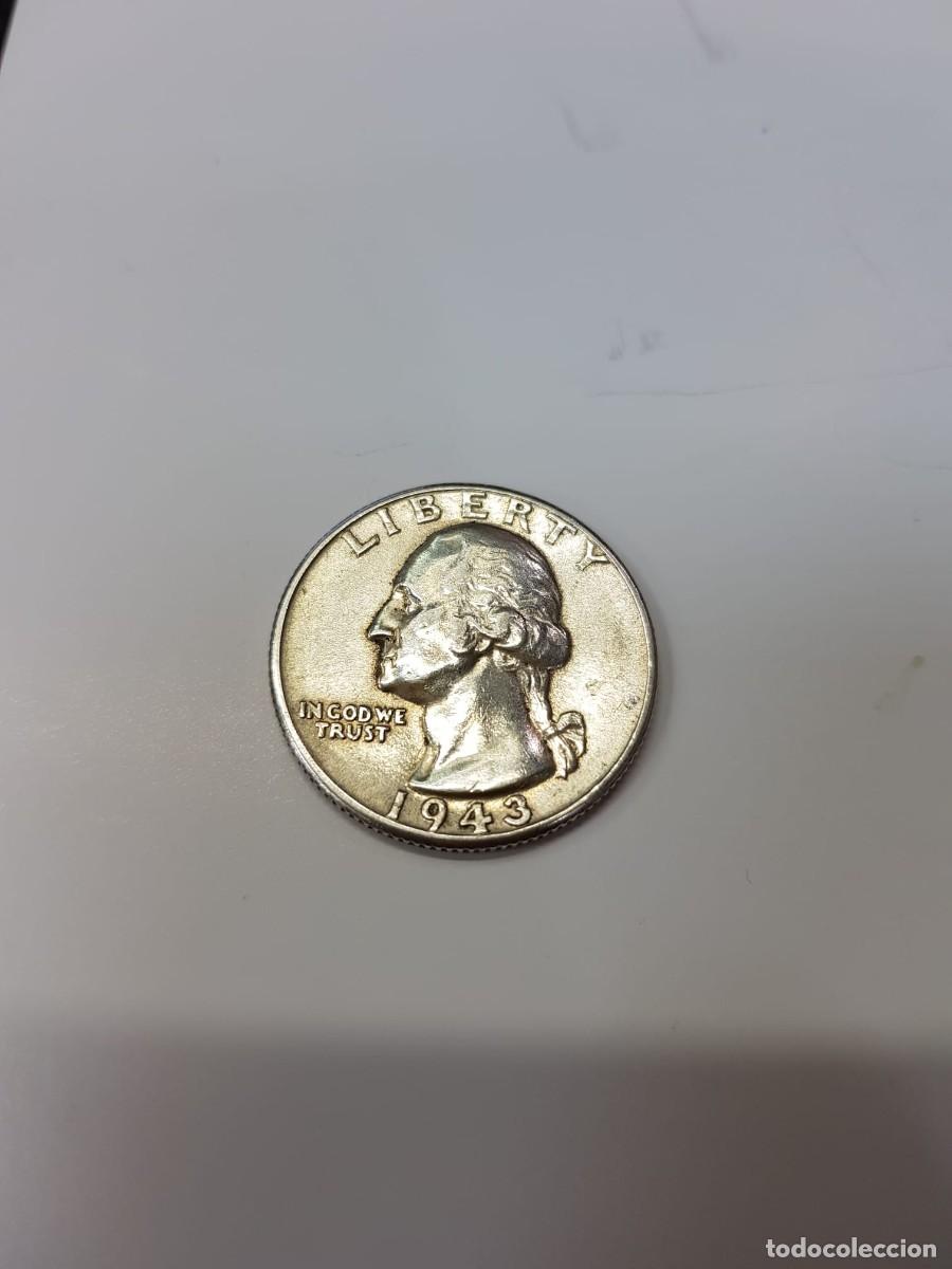 Monedas antiguas de Am&eacute;rica: ESTADOS UNIDOS-1/4 DE DOLAR-1943