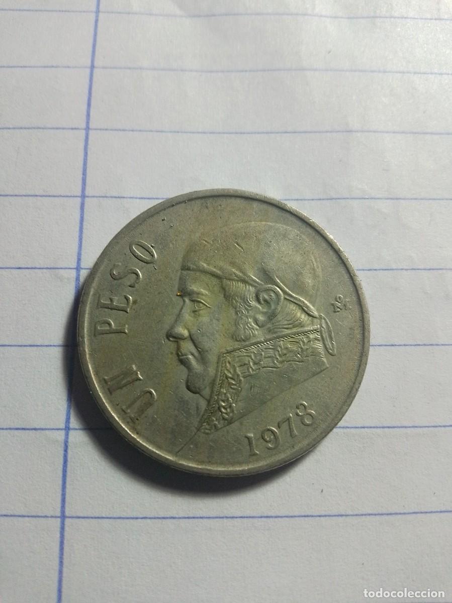 Monedas antiguas de Am&eacute;rica: 1 PESO MEXICO 1978. EL 8 NO CERRADO