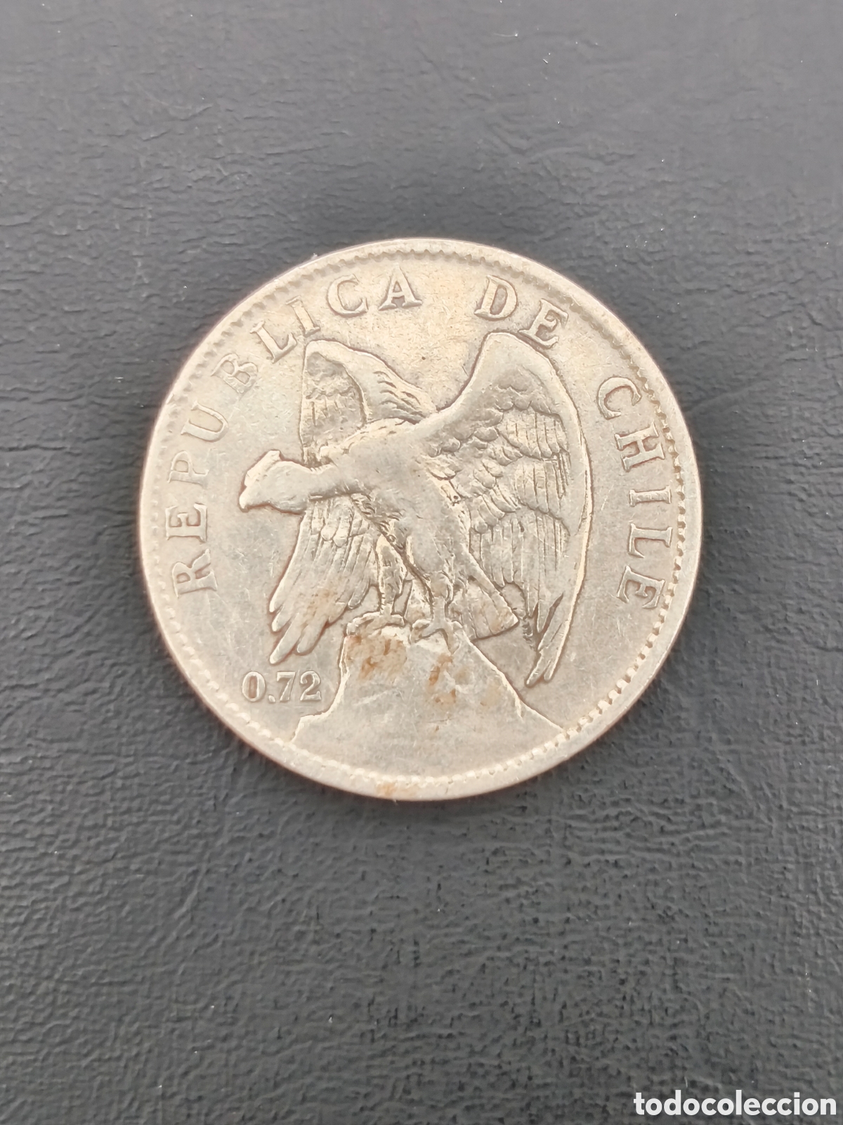 Monedas antiguas de Am&eacute;rica: 1 peso Chile 1915 plata 0.720