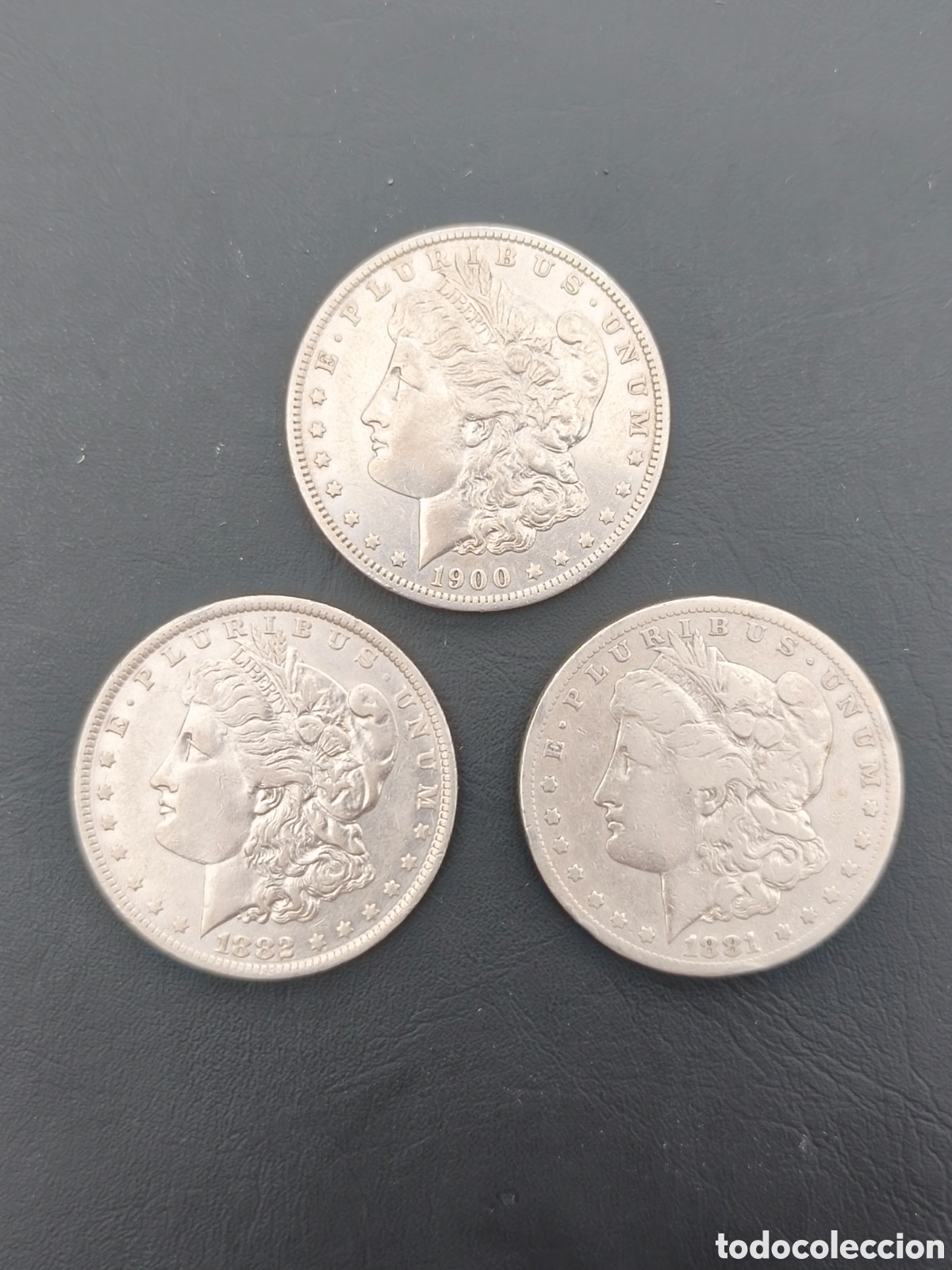 Monedas antiguas de Am&eacute;rica: 1 d&oacute;lar Morgan EEUU plata 0.900 varios a&ntilde;os