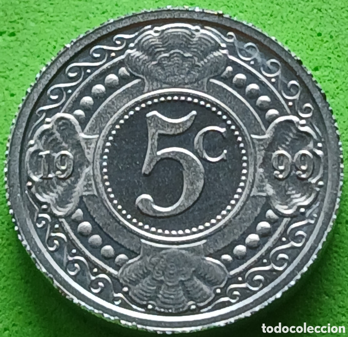 Monedas antiguas de Am&eacute;rica: Antillas Neerlandesas 5 cent 1999 km#33