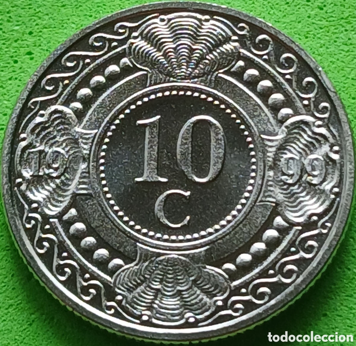 Monedas antiguas de Am&eacute;rica: Antillas Neerlandesas 10 cent 1999 km#34