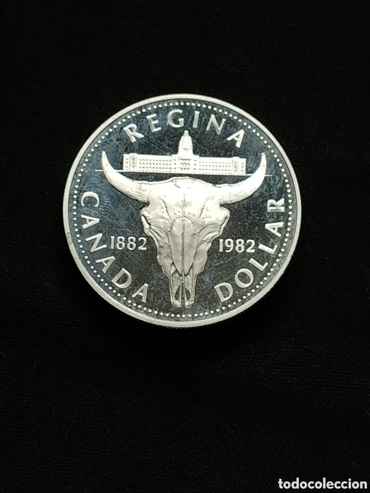 Monedas antiguas de Am&eacute;rica: Canad&aacute;, 1 Dollar 1983, plata .500 mls., Proof, S/C-