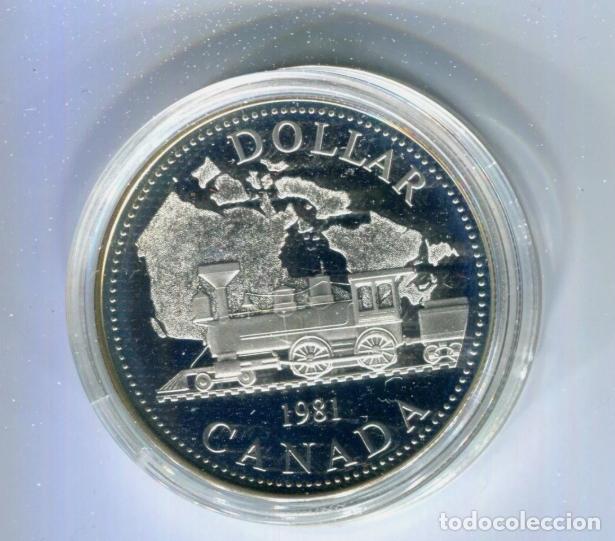 Monedas antiguas de Am&eacute;rica: CANADA 1 DOLAR 1981 .......
