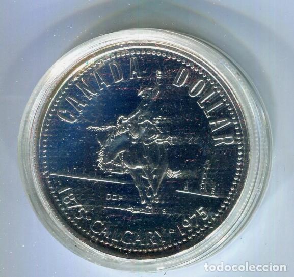 Monedas antiguas de Am&eacute;rica: CANADA 1 DOLAR 1975 .......