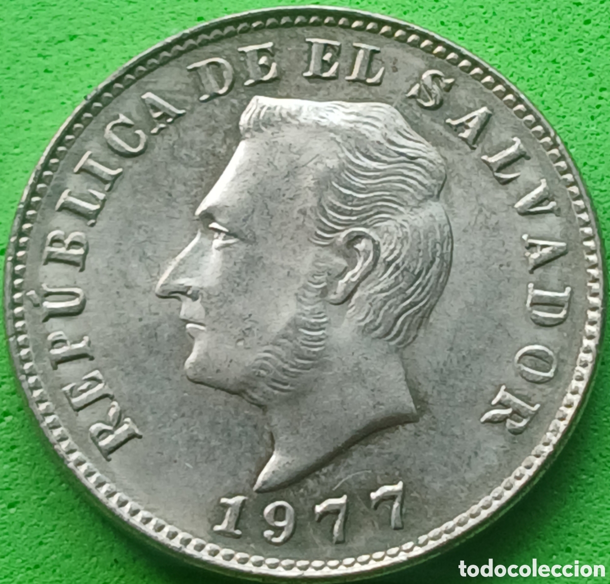 Monedas antiguas de Am&eacute;rica: El Salvador 5 centavos 1977 km#149b